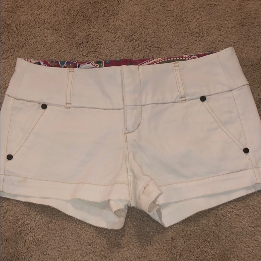 White Jean Shorts size 7